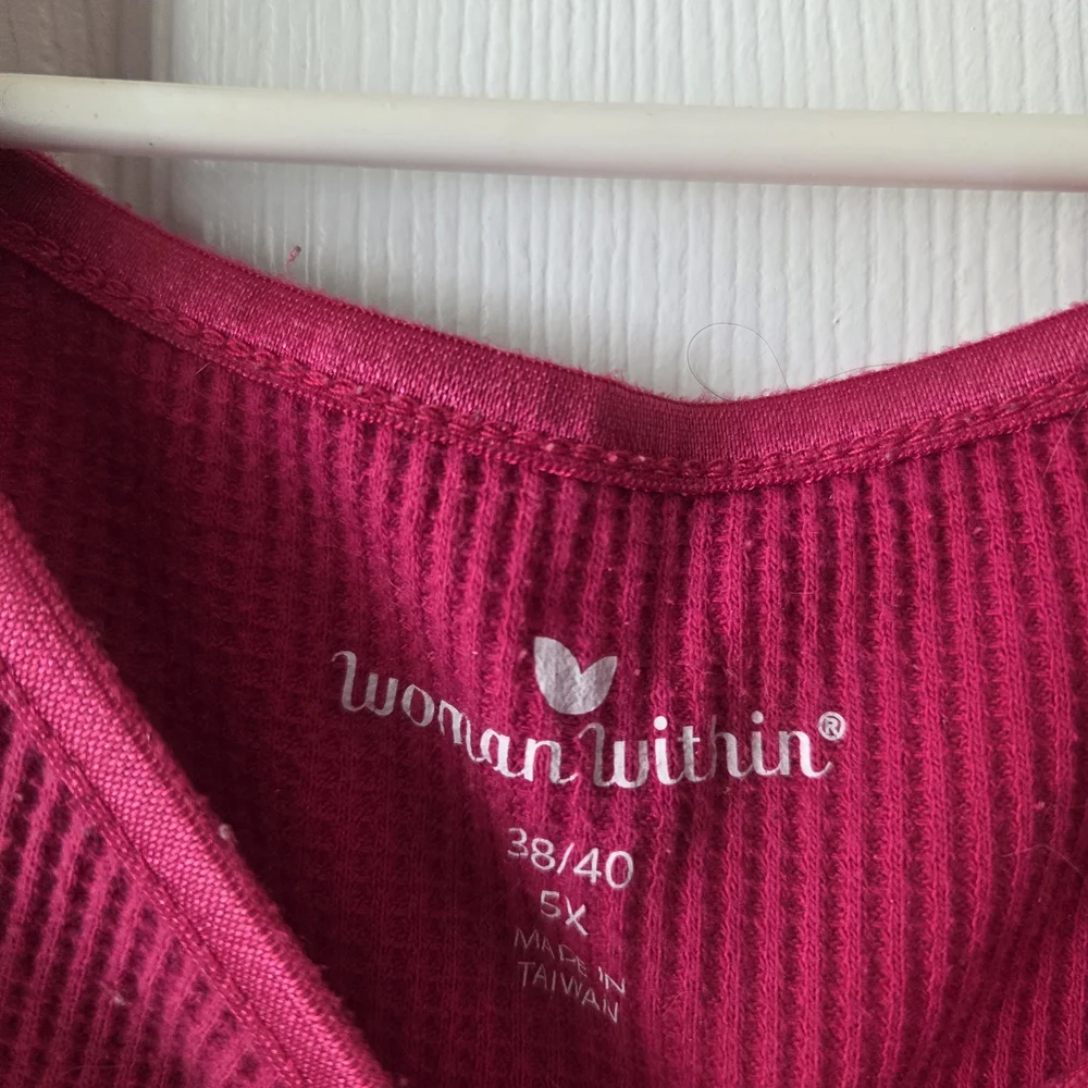 Bright Pink Ribbed Oversized Top - Picture 2 of 5